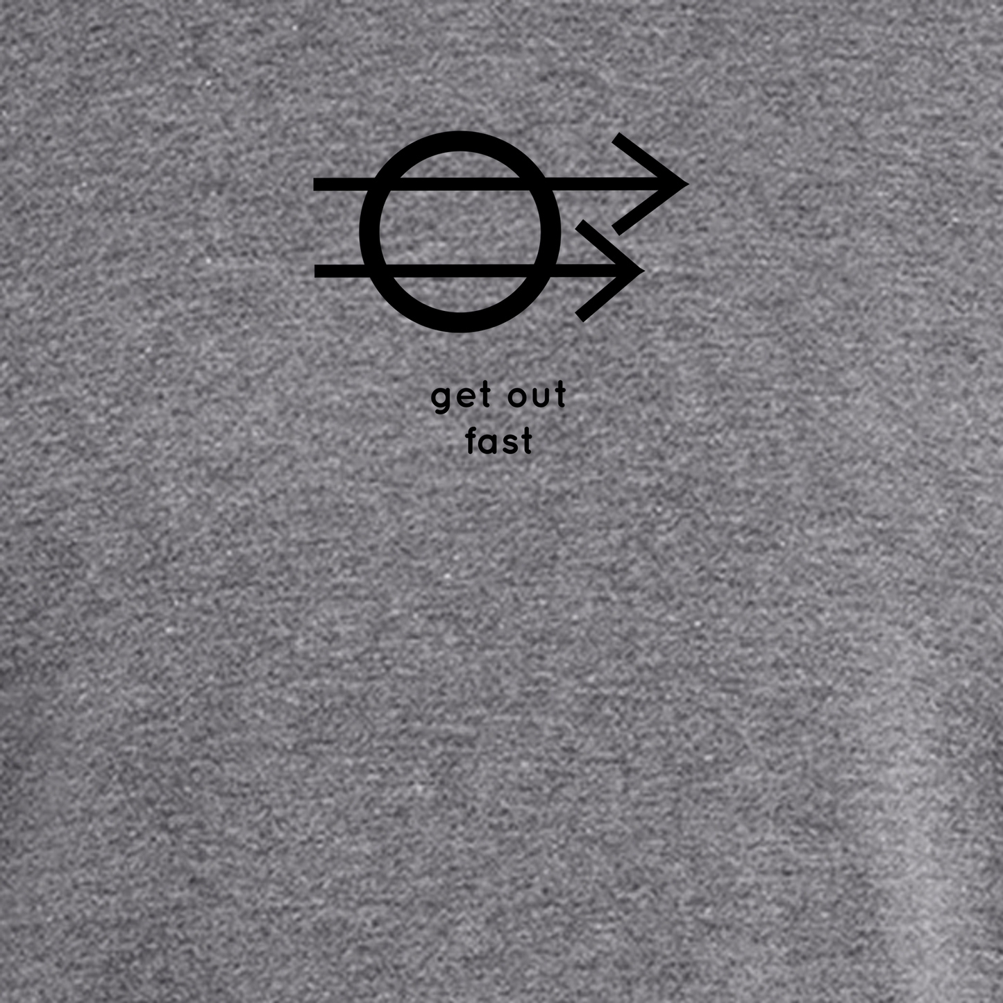 Hobo Signs - Get Out Fast - Tee (multiple colors)