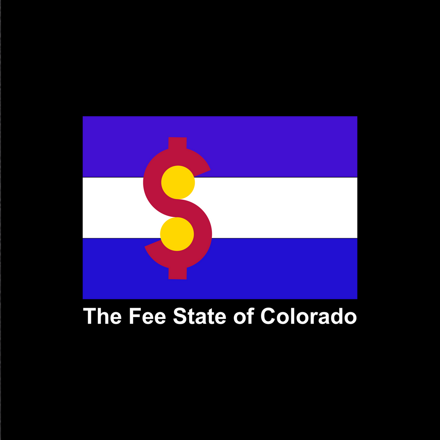 The Fee State of CO Flag Tee (multiple colors available)