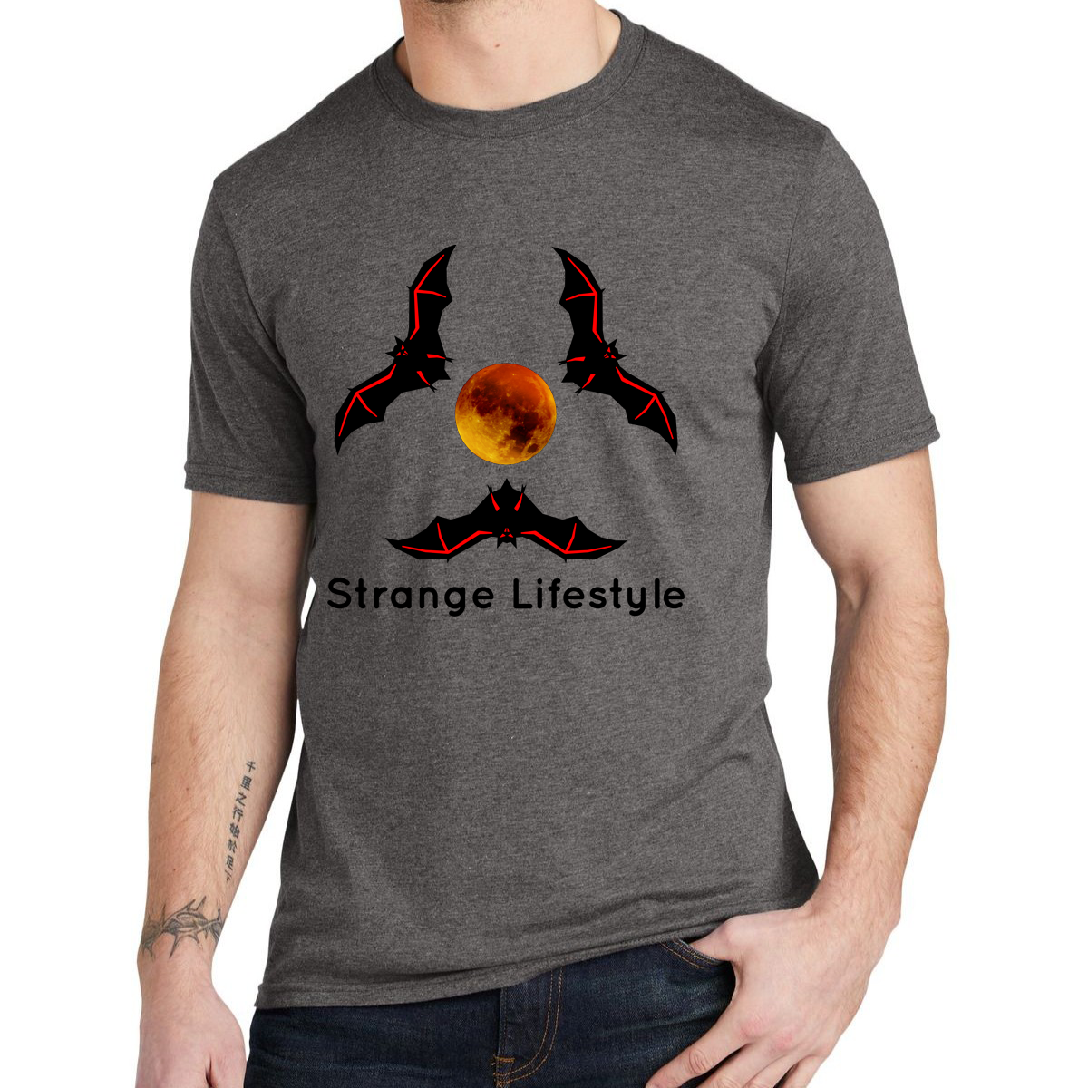 Strange Lifestyle™ TriBat Logo Tee (multiple colors)