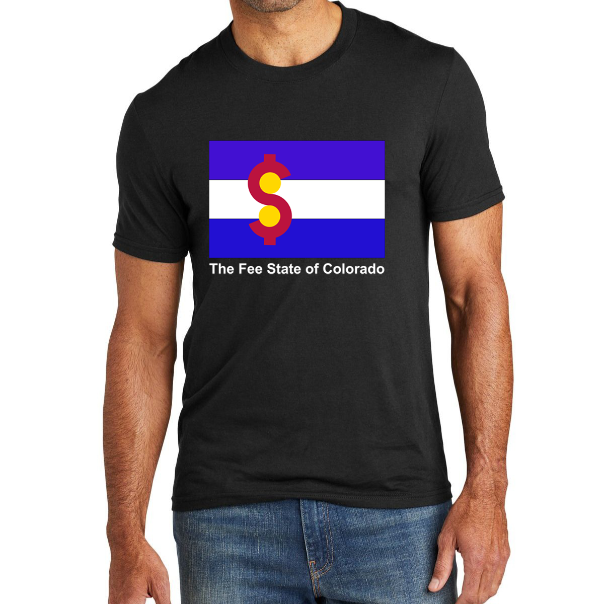 The Fee State of CO Flag Tee (multiple colors available)