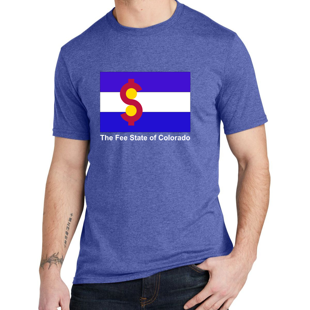 The Fee State of CO Flag Tee (multiple colors available)