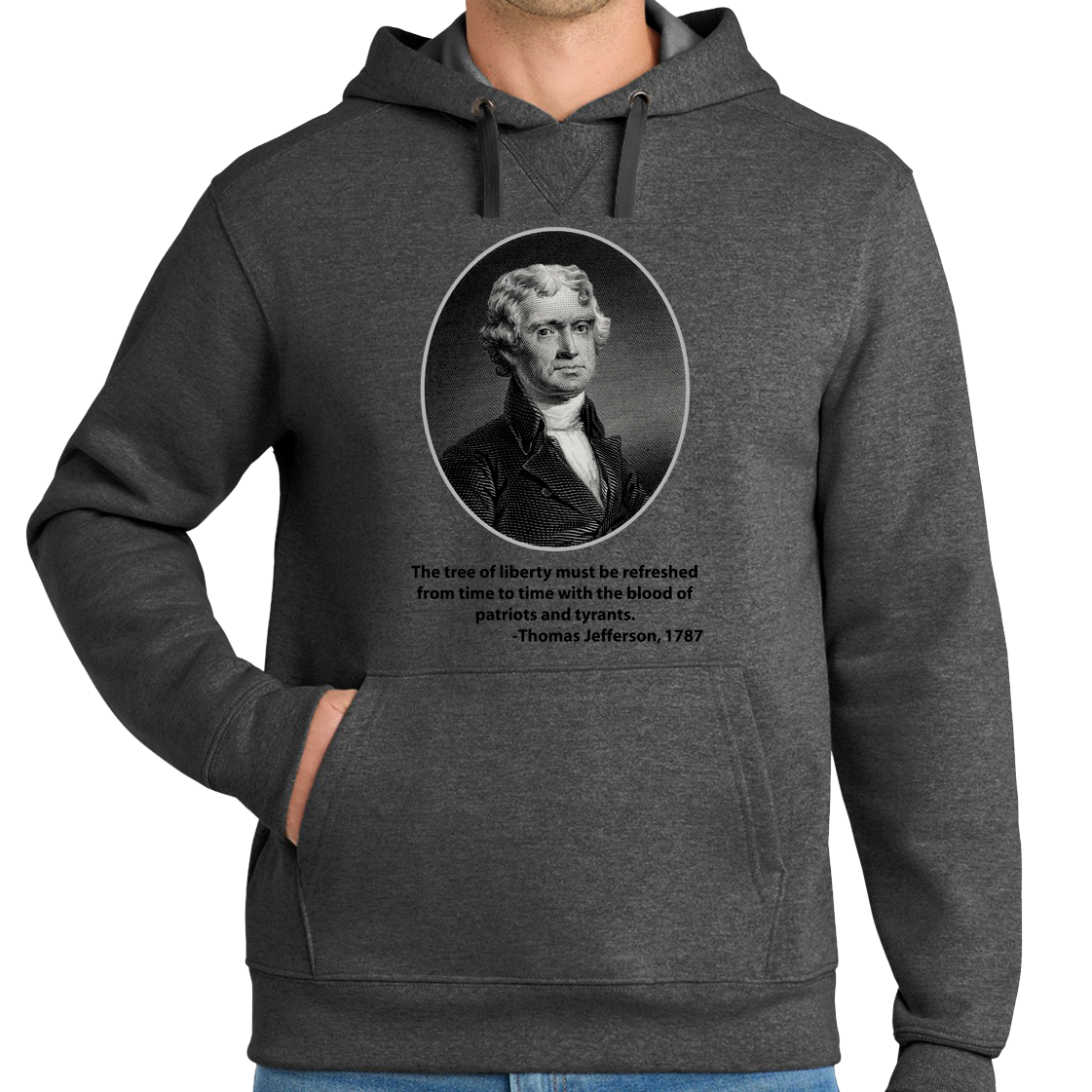 Thomas Jefferson - Tree of Liberty - Hoodie