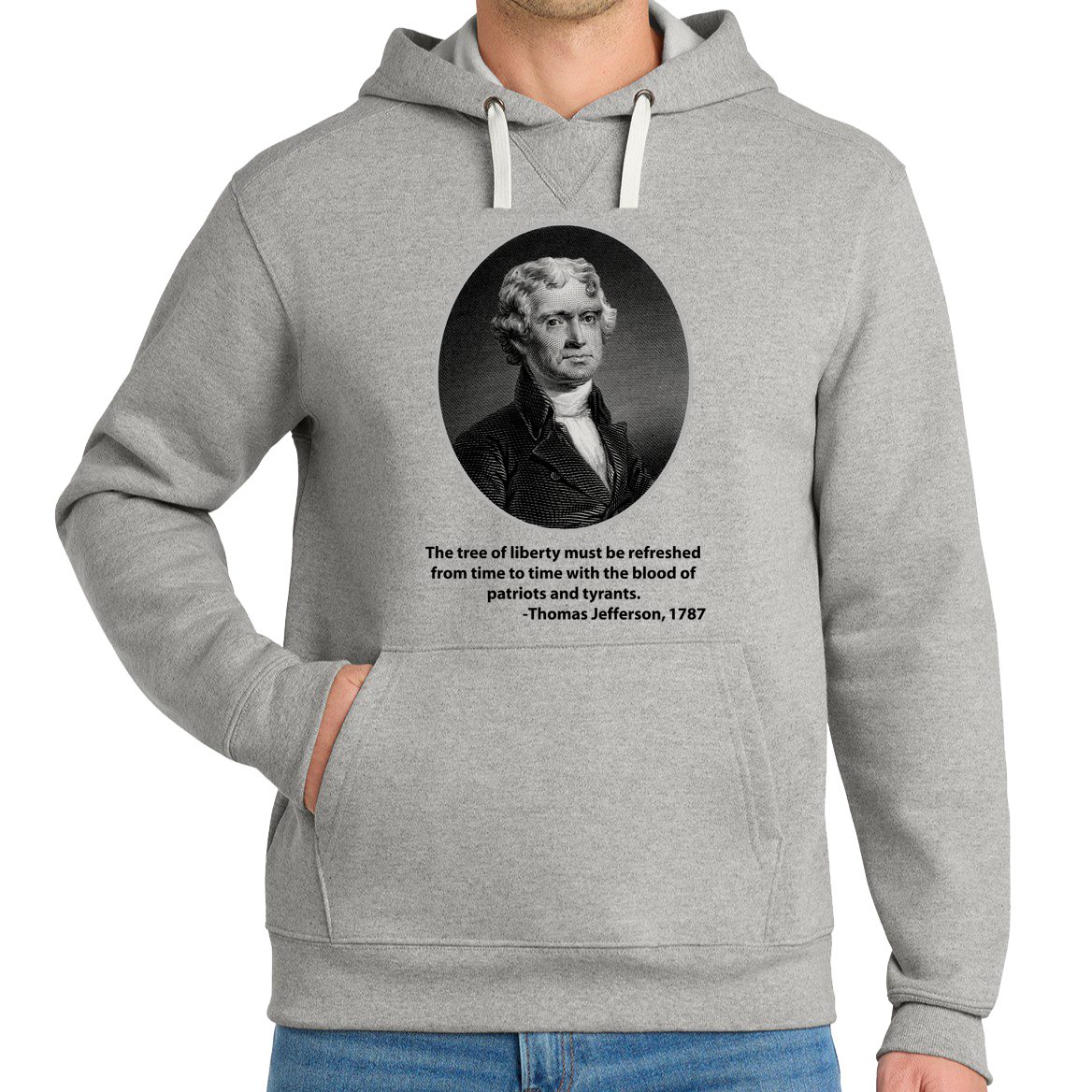 Thomas Jefferson - Tree of Liberty - Hoodie