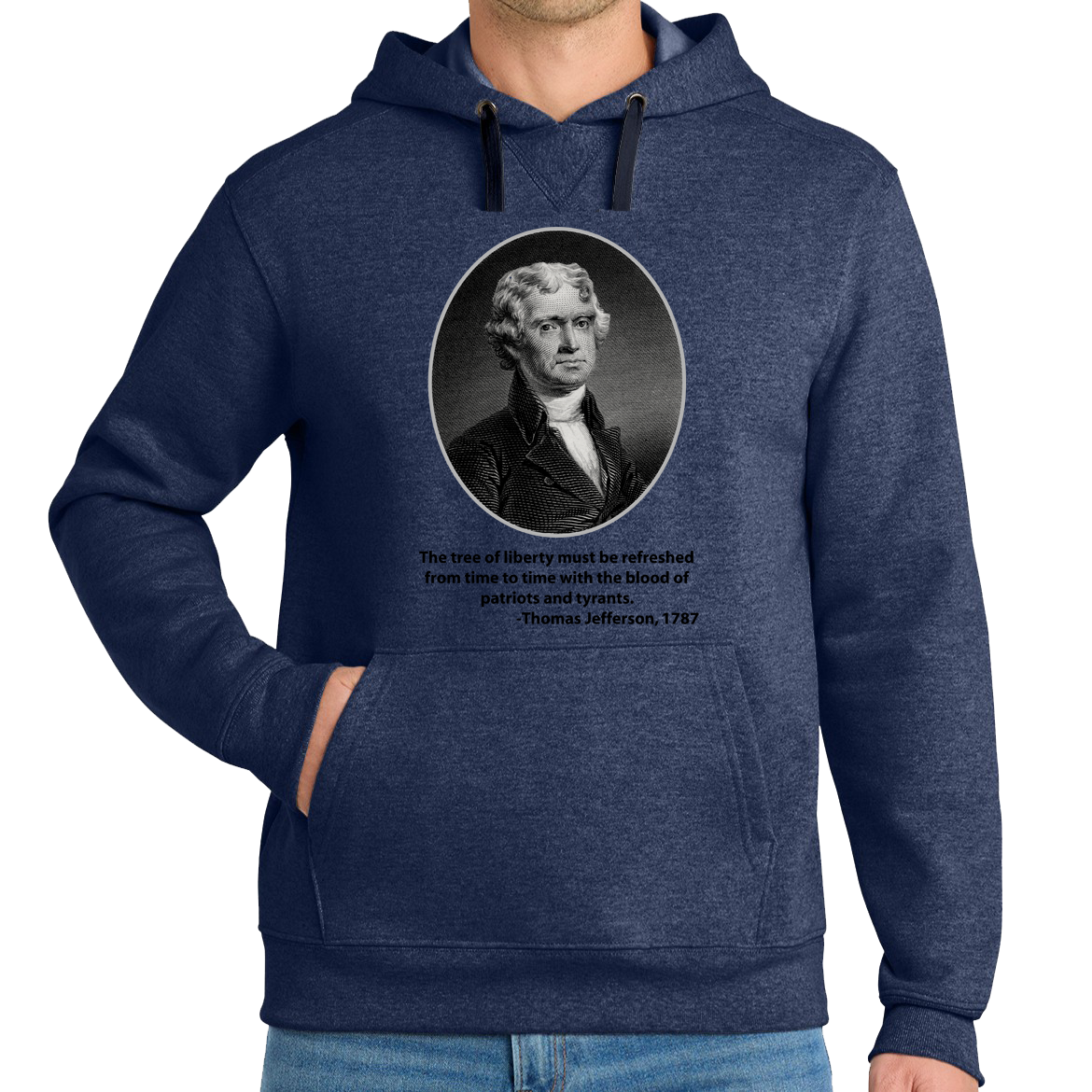 Thomas Jefferson - Tree of Liberty - Hoodie