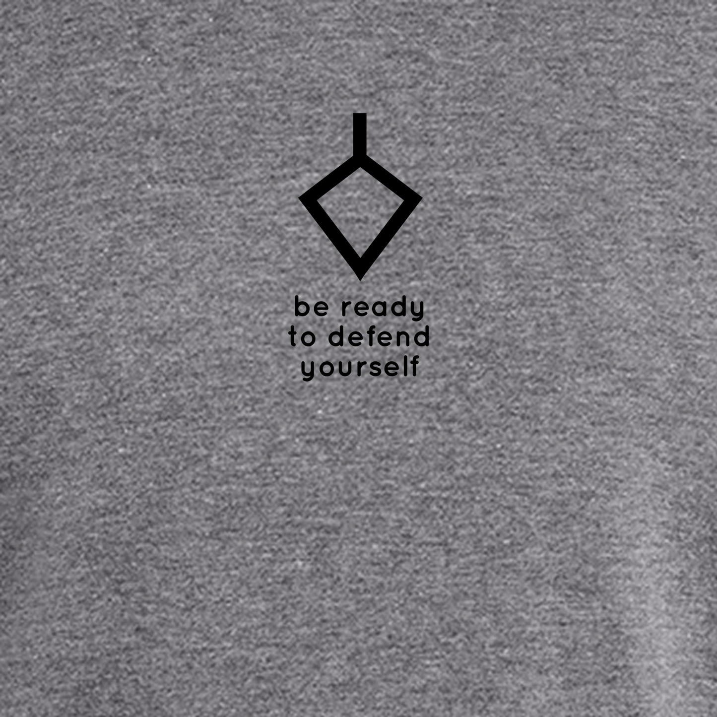 Hobo Signs - Be Ready to Defend Yourself - Tee (multiple colors)
