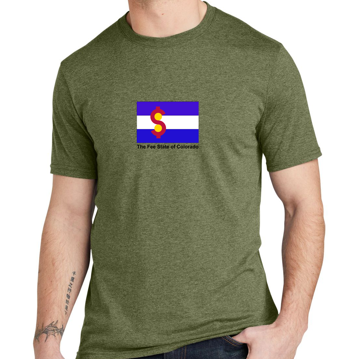 The Fee State of CO Flag - Tee (multiple colors)
