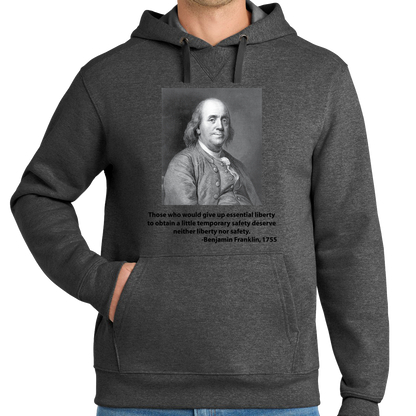 Benjamin Franklin - Essential Liberty - Hoodie
