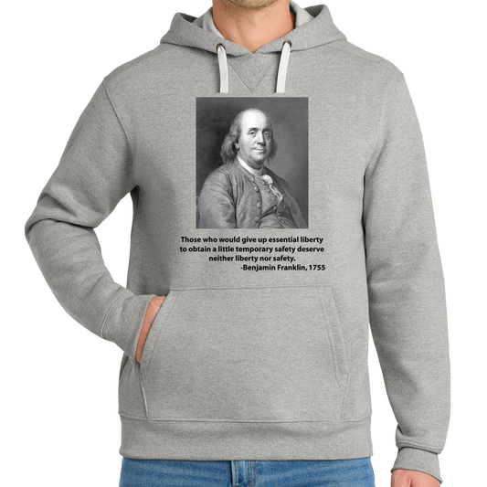 Benjamin Franklin - Essential Liberty - Hoodie