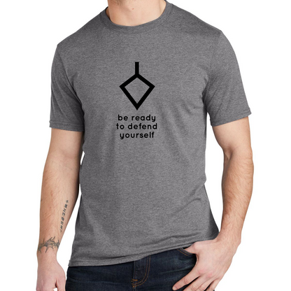 Hobo Signs - Be Ready to Defend Yourself - Tee (multiple colors)