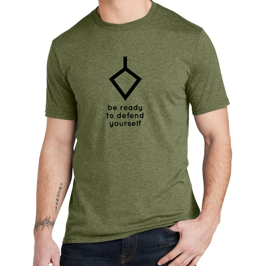 Hobo Signs - Be Ready to Defend Yourself - Tee (multiple colors)