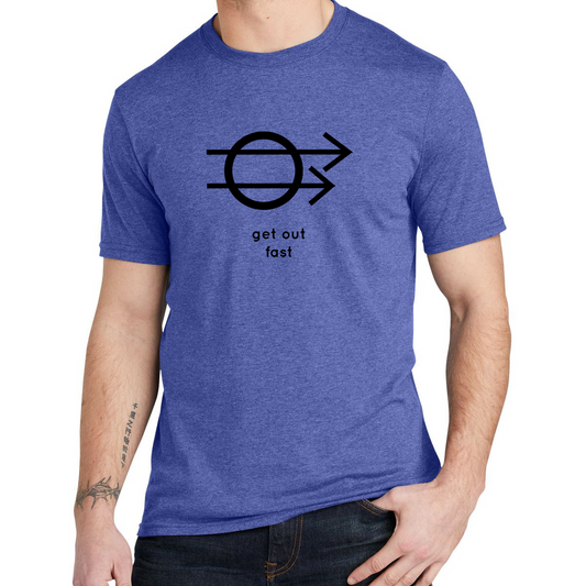 Hobo Signs - Get Out Fast - Tee (multiple colors)