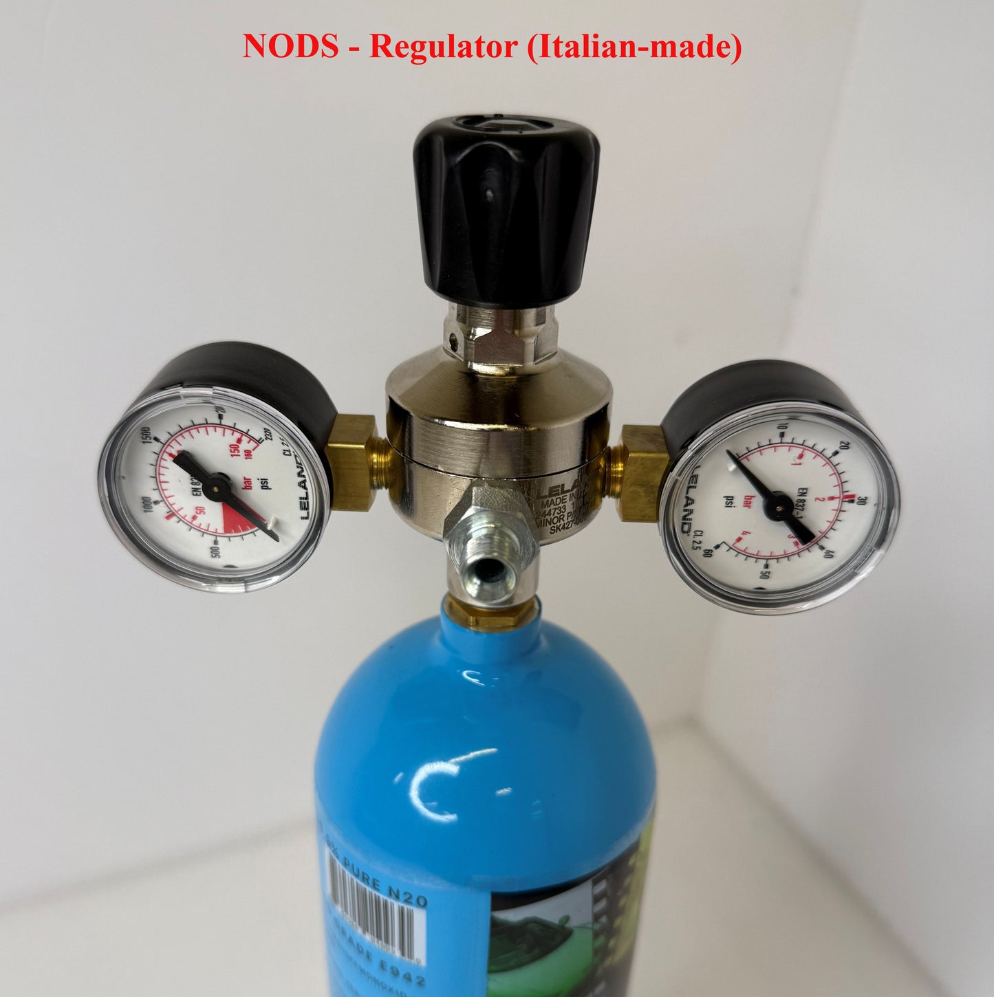 Nitrous Oxide Delivery System (N.O.D.S.) - Base Kit (*** Italian Regulator ***)