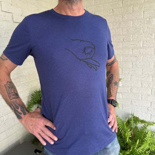 The Punching Game - Tee (Blue Heather)