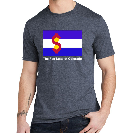 The Fee State of CO Flag Tee (multiple colors available)
