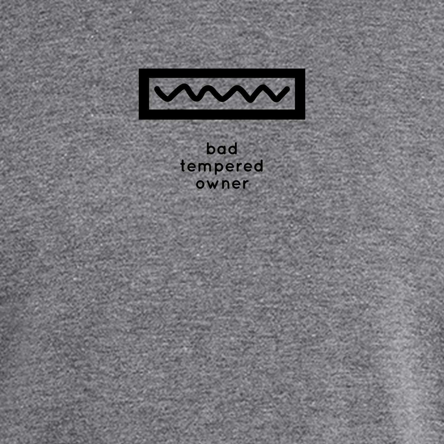 Hobo Signs - Bad Tempered Owner - Tee (multiple colors)