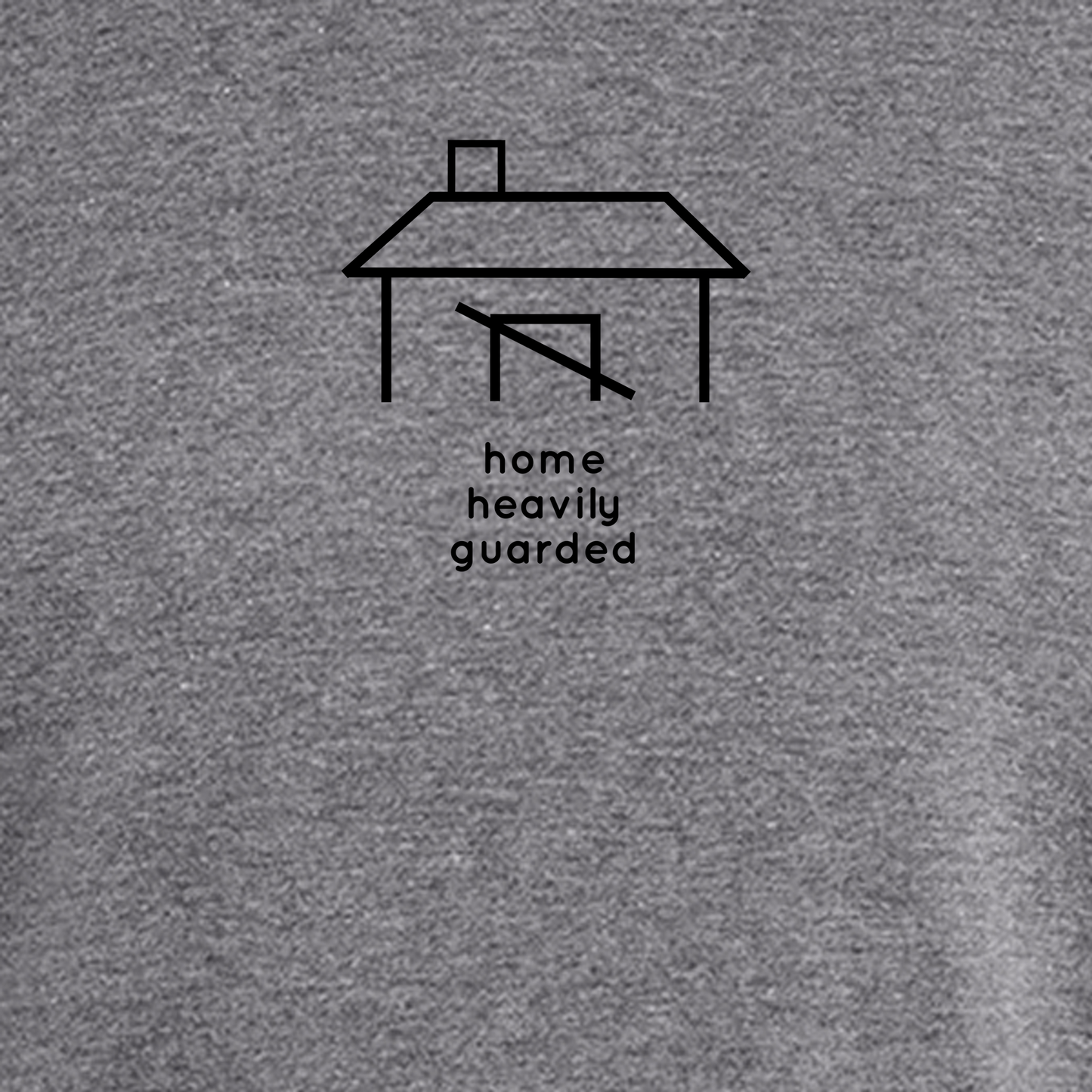 Hobo Signs - Home Heavily Guarded - Tee (multiple colors)